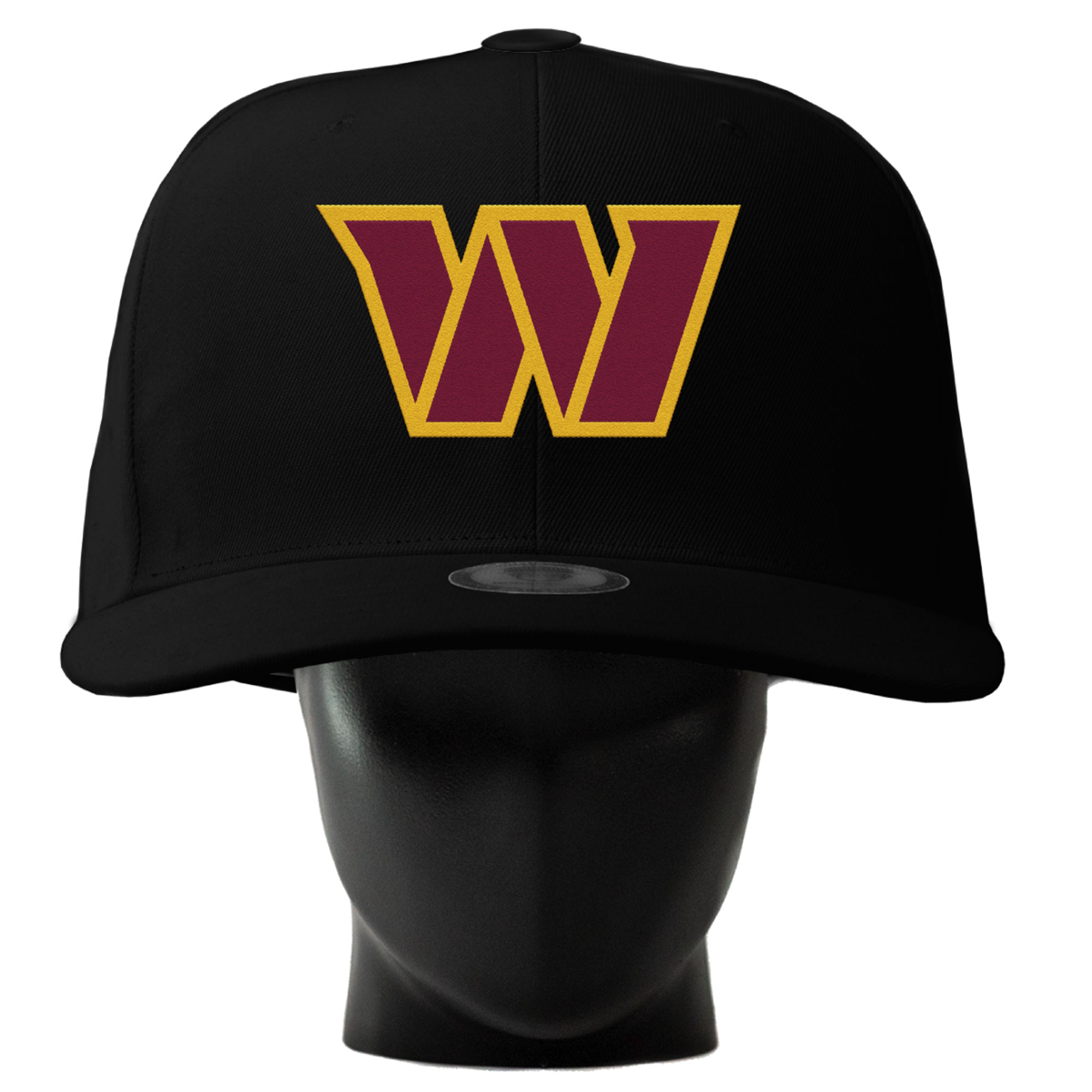 Unisex Noggin Boss  Black Washington Commanders Oversized Hat