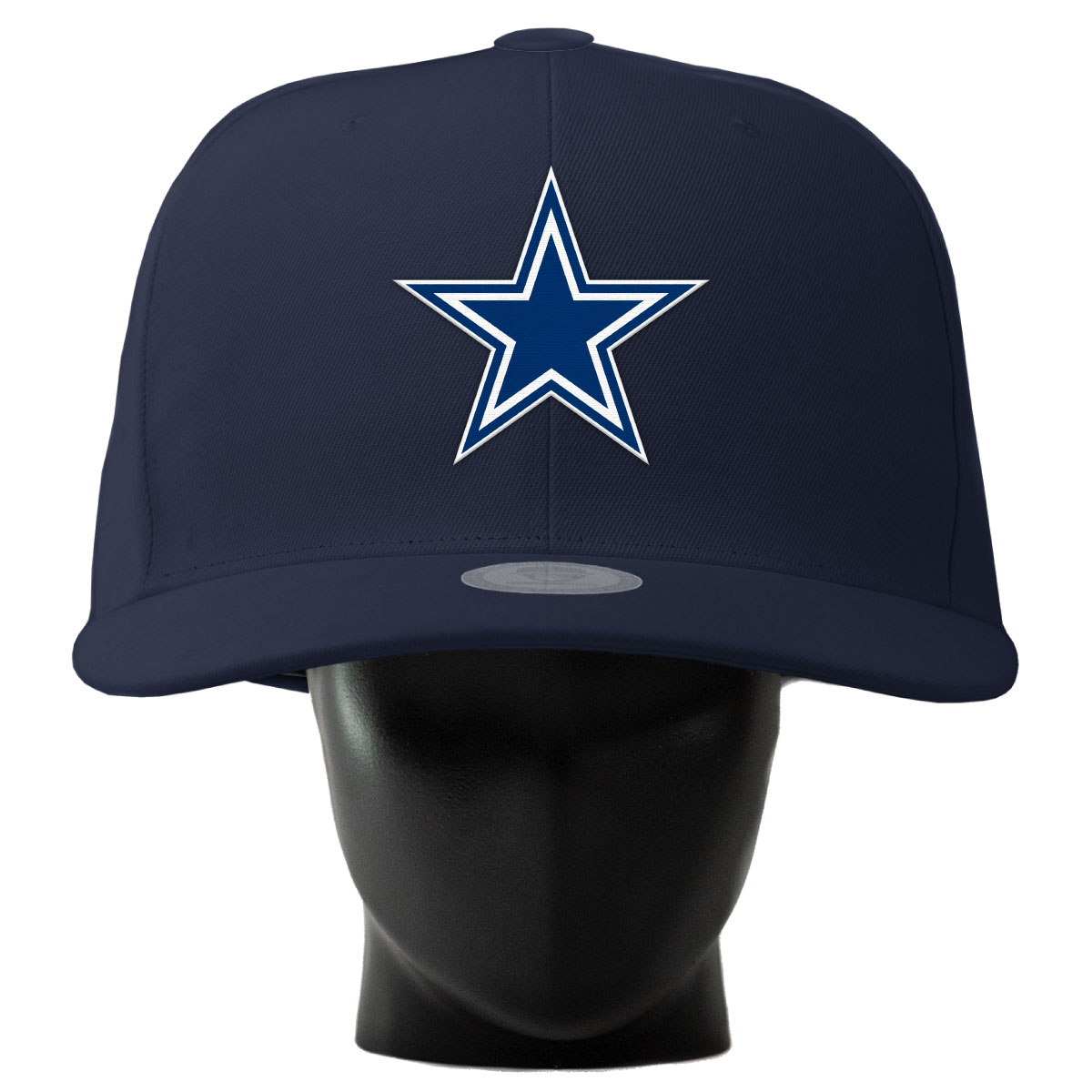 Unisex Noggin Boss  Navy Dallas Cowboys Oversized Hat