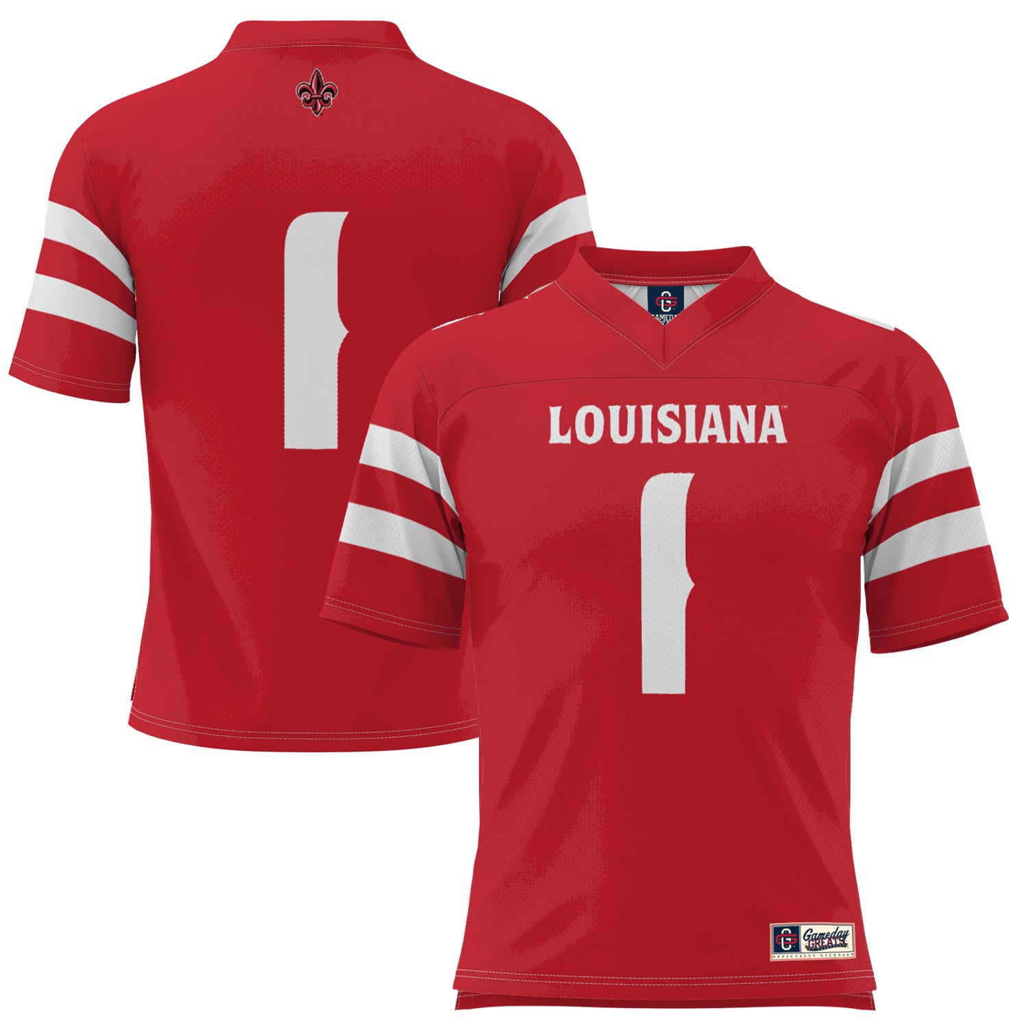 Youth GameDay Greats #1 Red Louisiana Ragin' Cajuns Football Jersey