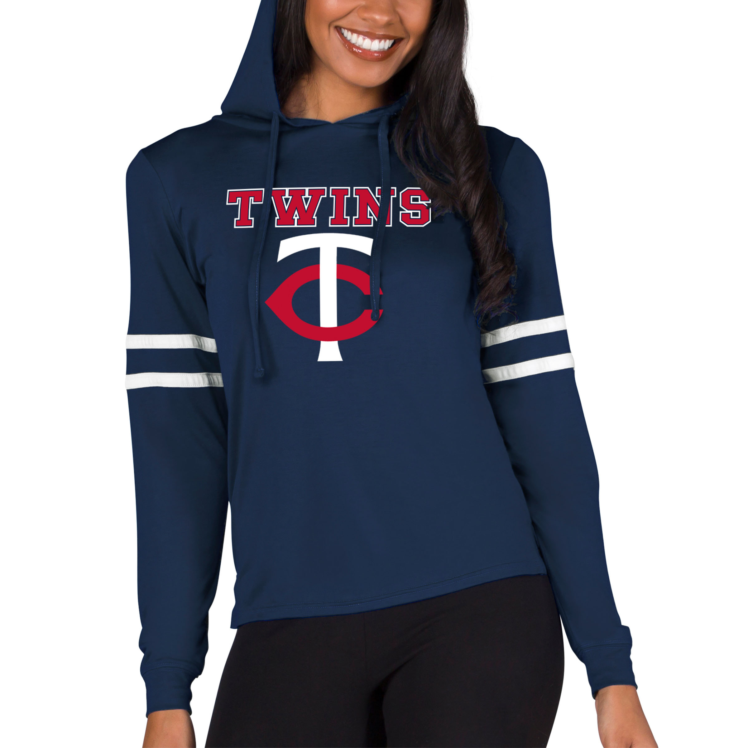 Women’s Concepts Sport Navy Minnesota Twins Marathon Lightweight Lounge Pullover Hoodie Women’s Concepts Sport Navy Minnesota Twins Marathon Lightweight Lounge Pullover Hoodie