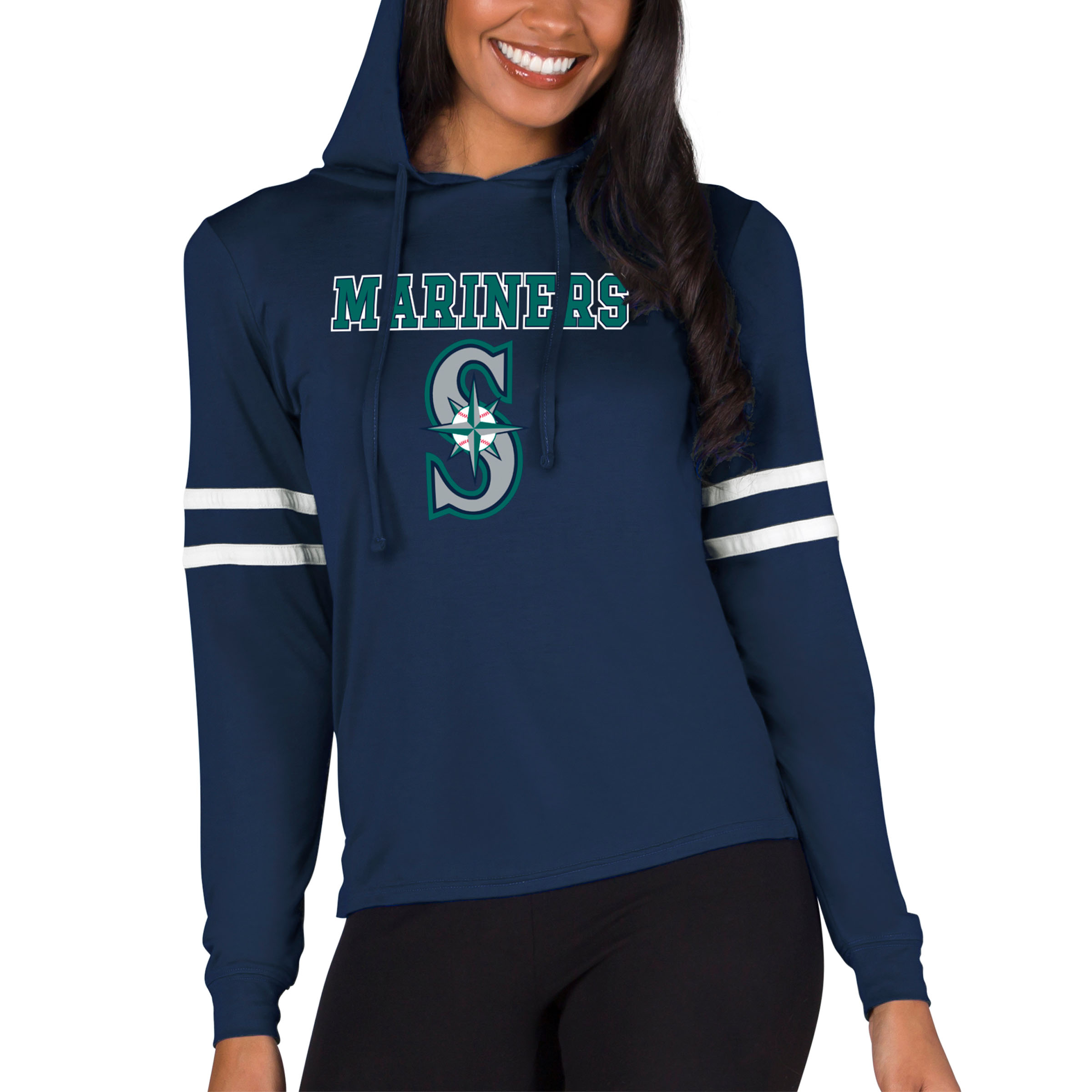 Women’s Concepts Sport Navy Seattle Mariners Marathon Lightweight Lounge Pullover Hoodie Women’s Concepts Sport Navy Seattle Mariners Marathon Lightweight Lounge Pullover Hoodie