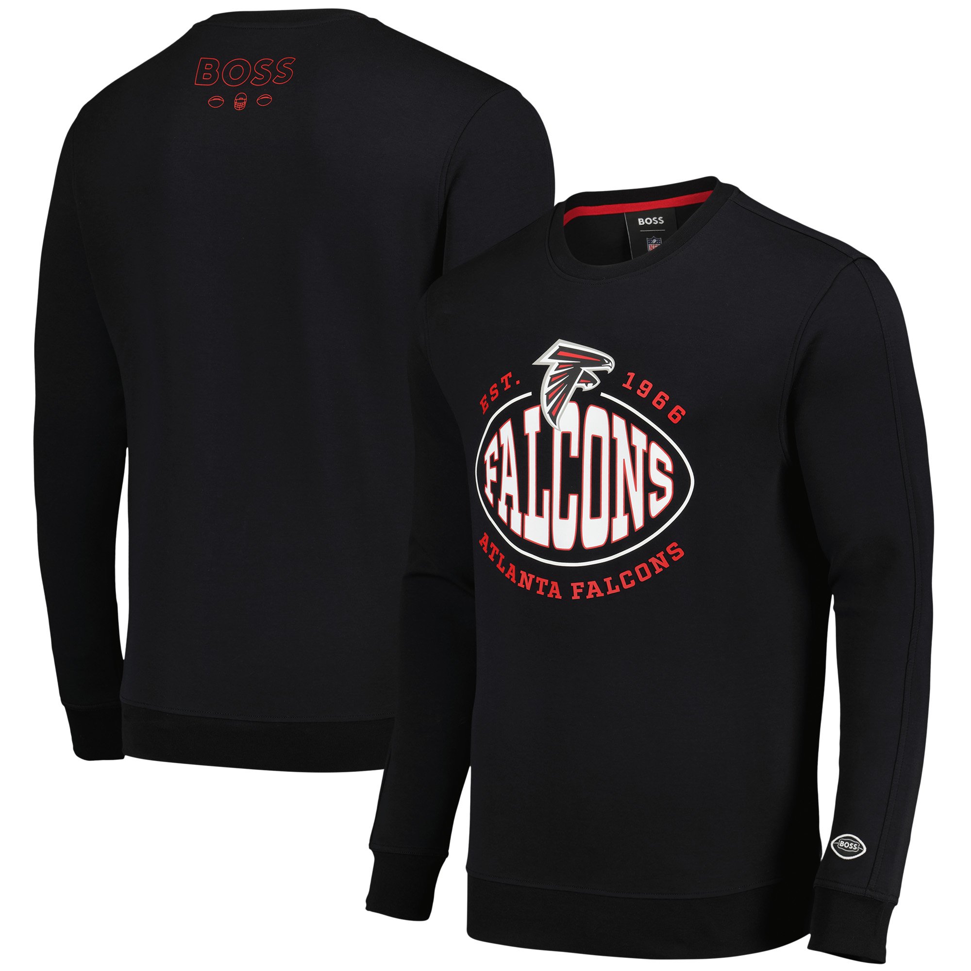Felpa girocollo basic Hugo Boss degli Atlanta Falcons