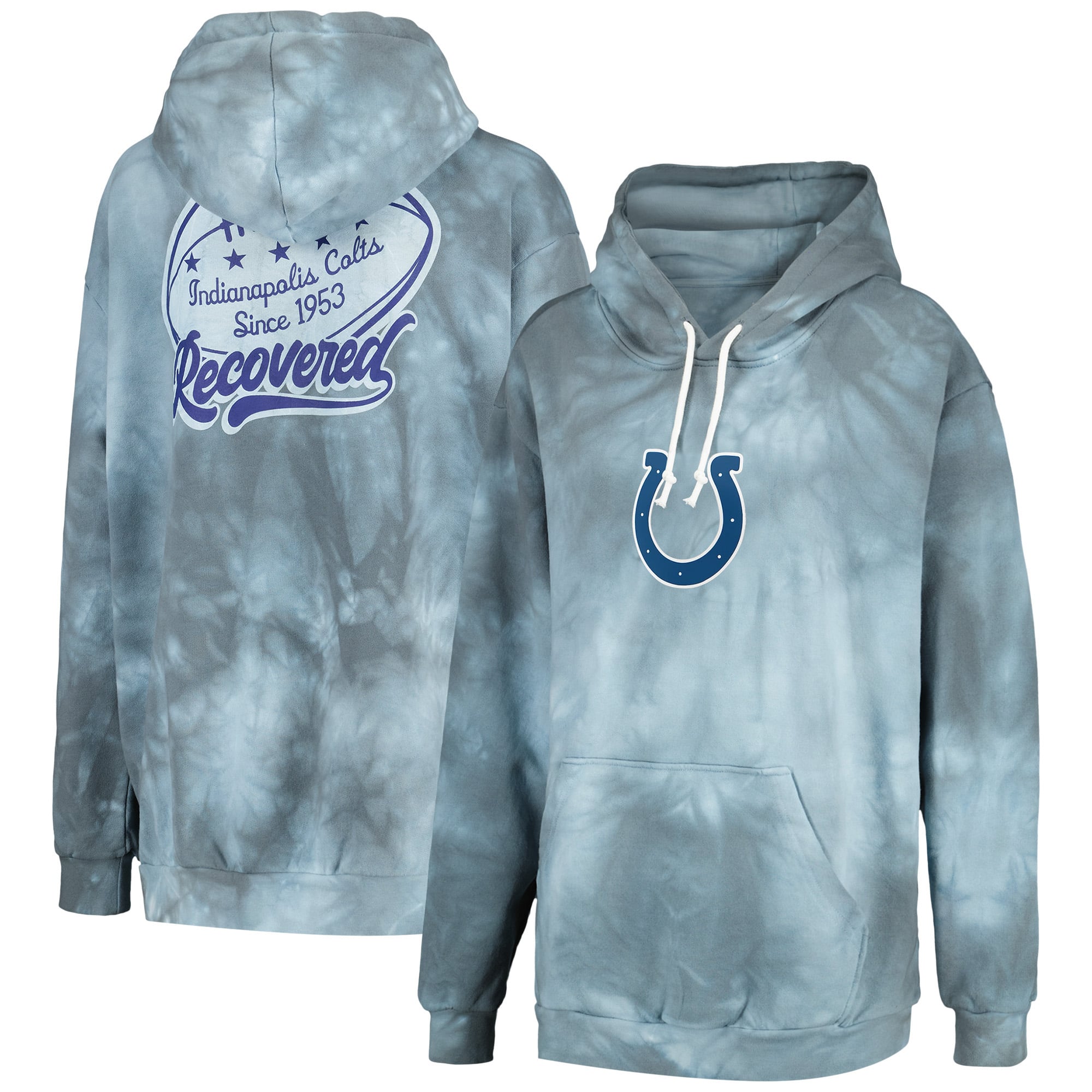 Sudadera con capucha NFL Tie-Dye del Indianapolis Colts - Azul - Mujer