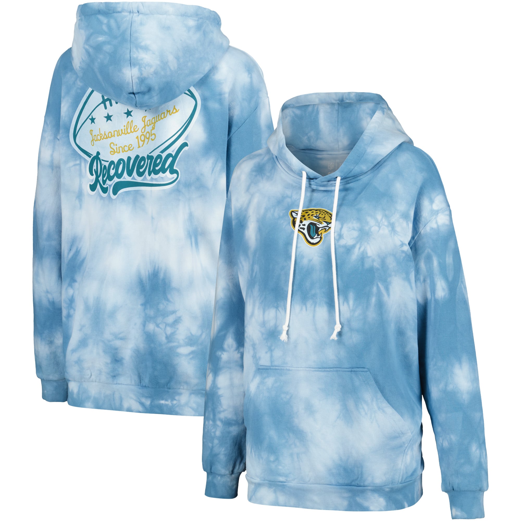 Sudadera con capucha NFL Tie-Dye del Jacksonville Jaguars - Agua - Mujer