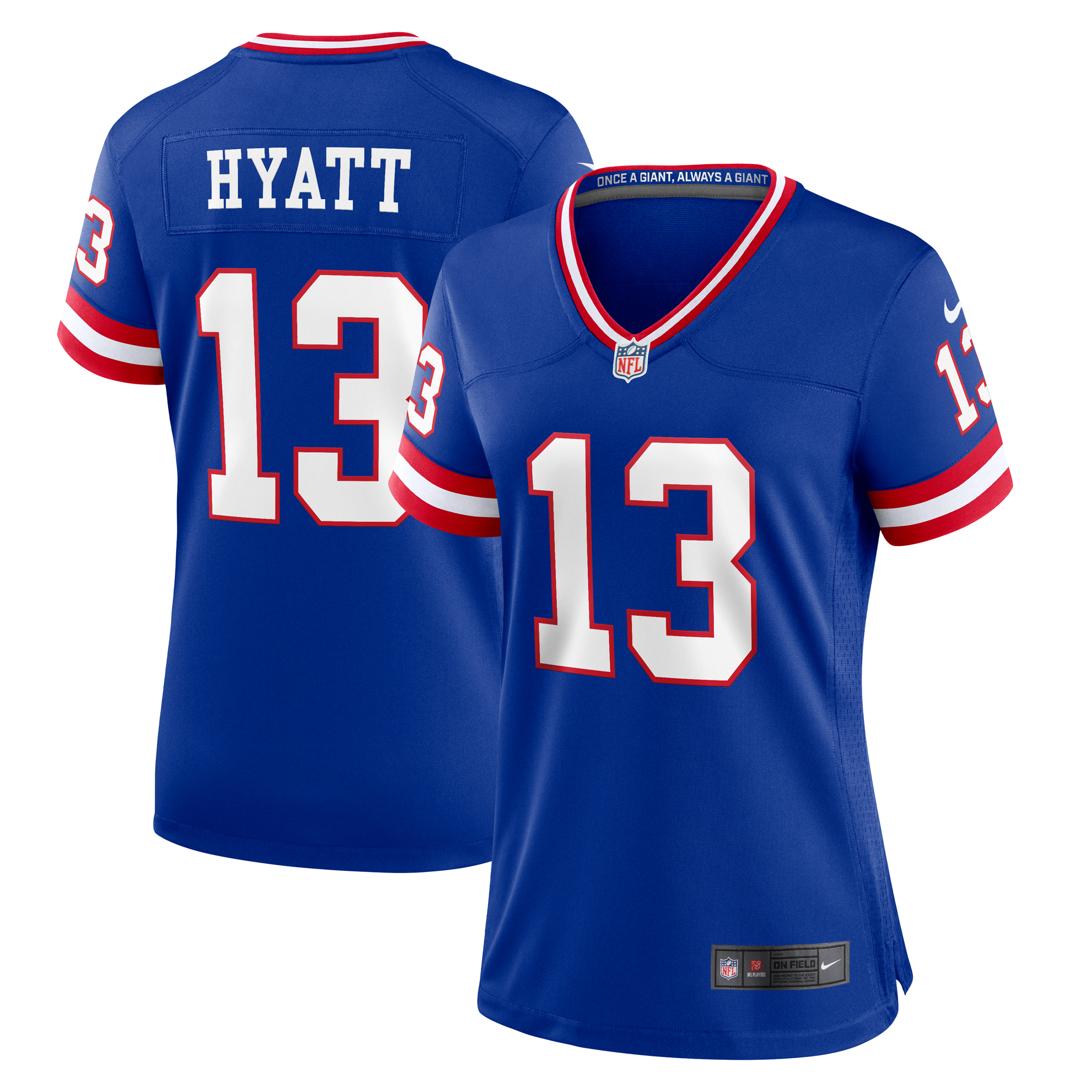 Women's Nike Jalin Hyatt Century Red New York Giants Alternate Game Jersey