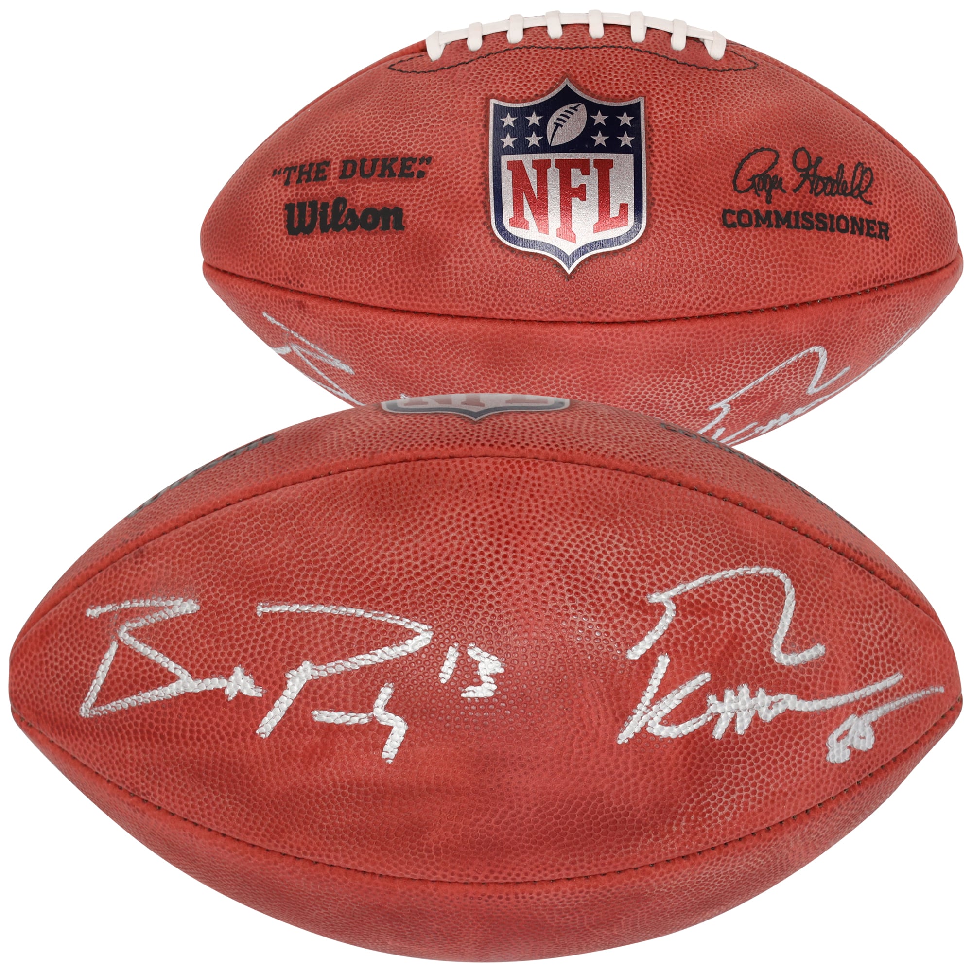 Brock Purdy & George Kittle San Francisco 49ers Autographed Duke Full Color Football