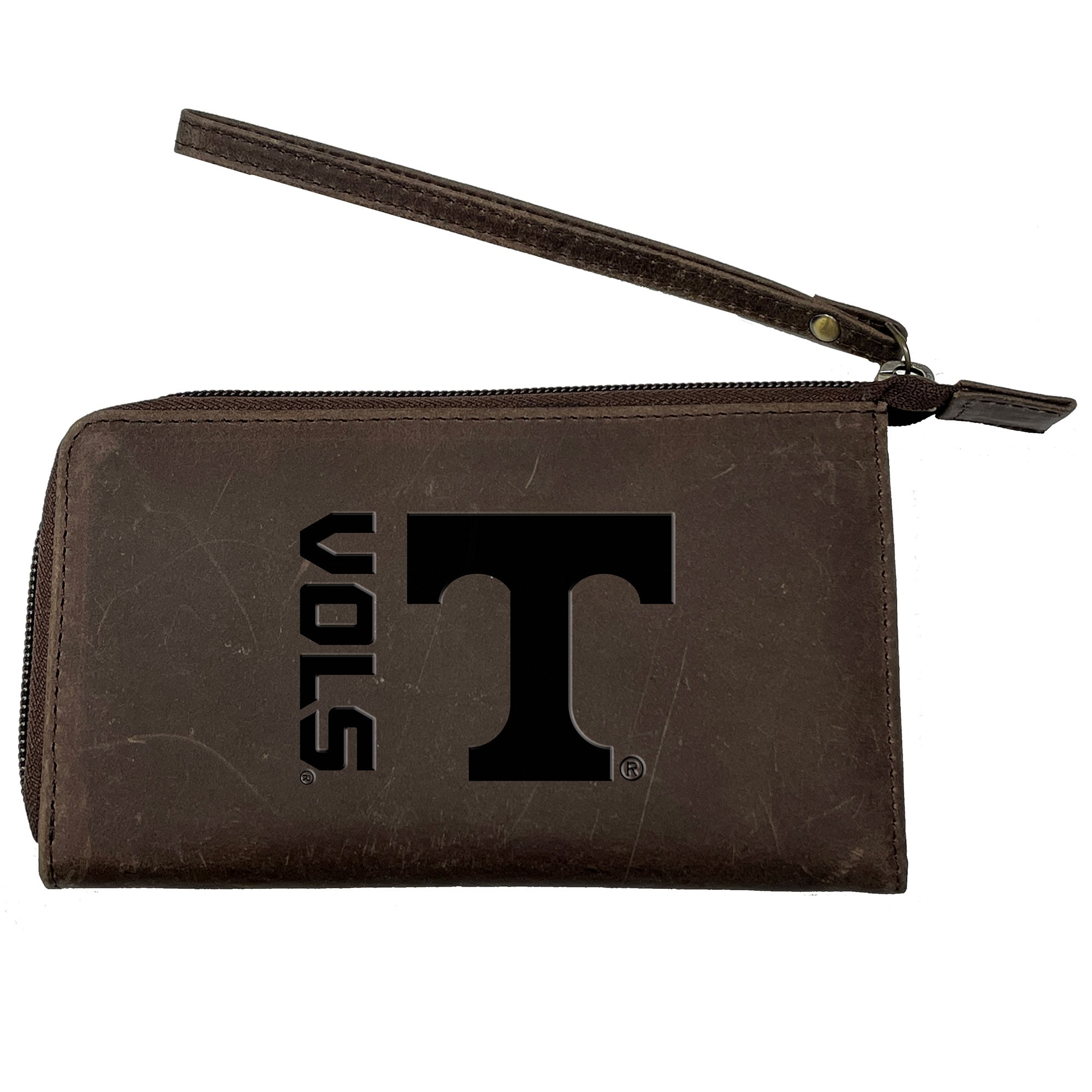 Brown Tennessee Volunteers Cell Phone Wristlet Wallet