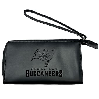 Black Tampa Bay Buccaneers Cell Phone Wristlet Wallet