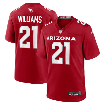 Men's Nike Garrett Williams Cardinal Arizona Cardinals Game Jersey