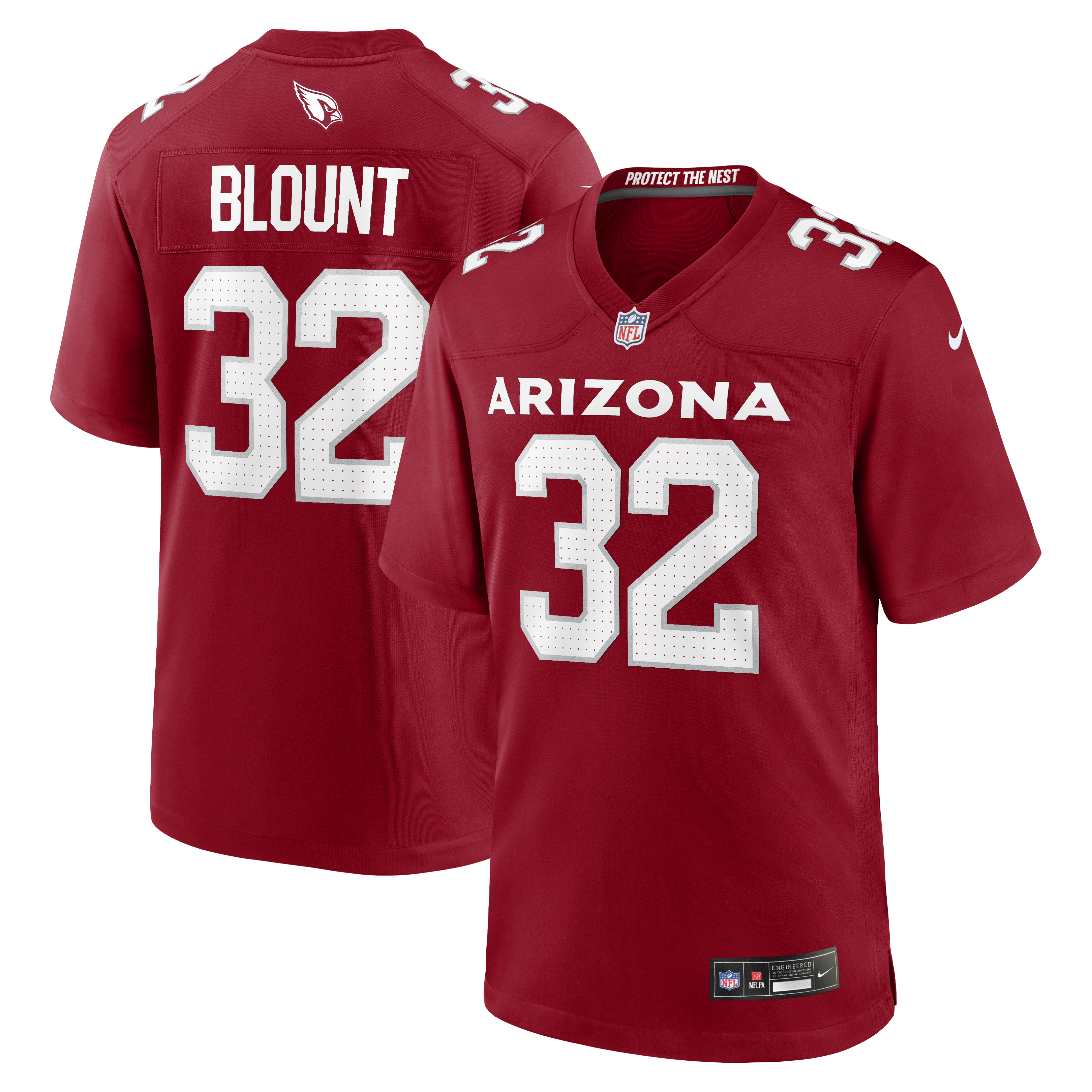 Men's Nike Joey Blount Cardinal Arizona Cardinals Game Jersey