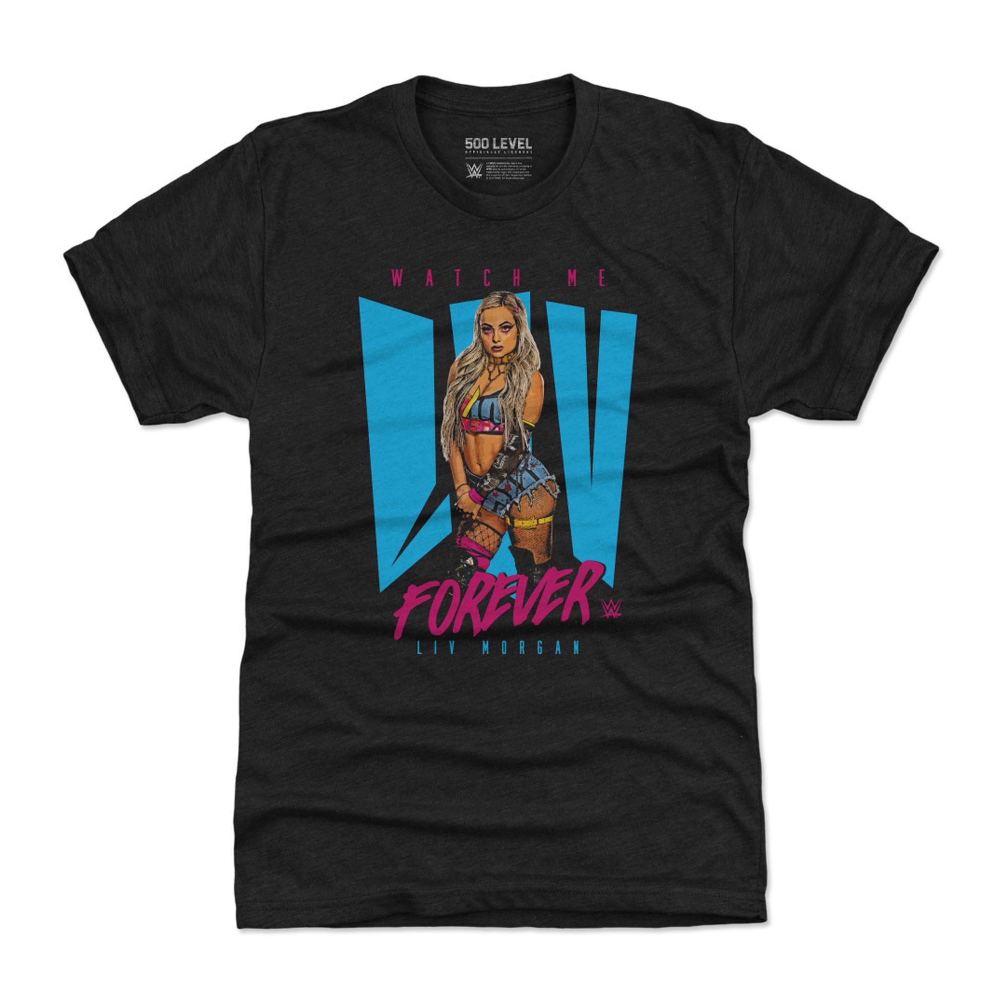 Men's 500 Level  Heather Black Liv Morgan Forever Premium T-Shirt