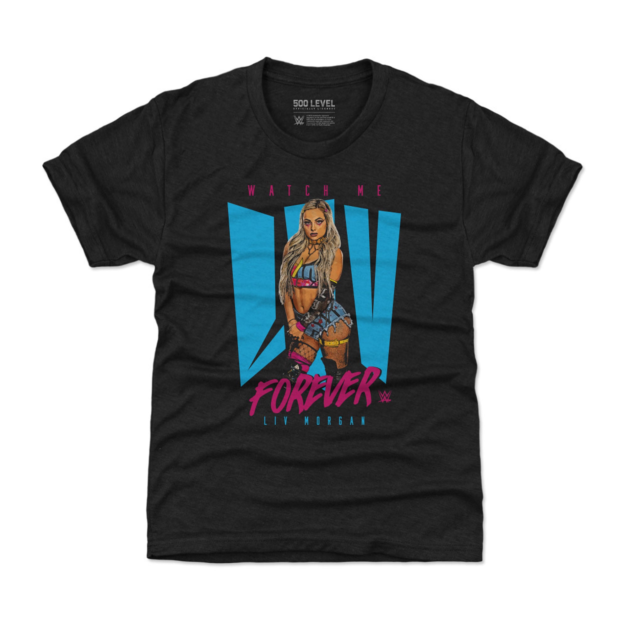 Youth 500 Level  Black Liv Morgan Forever T-Shirt