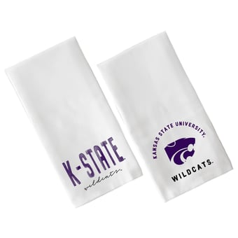 Little Birdie  Kansas State Wildcats Two-Pack Tea Towel Set