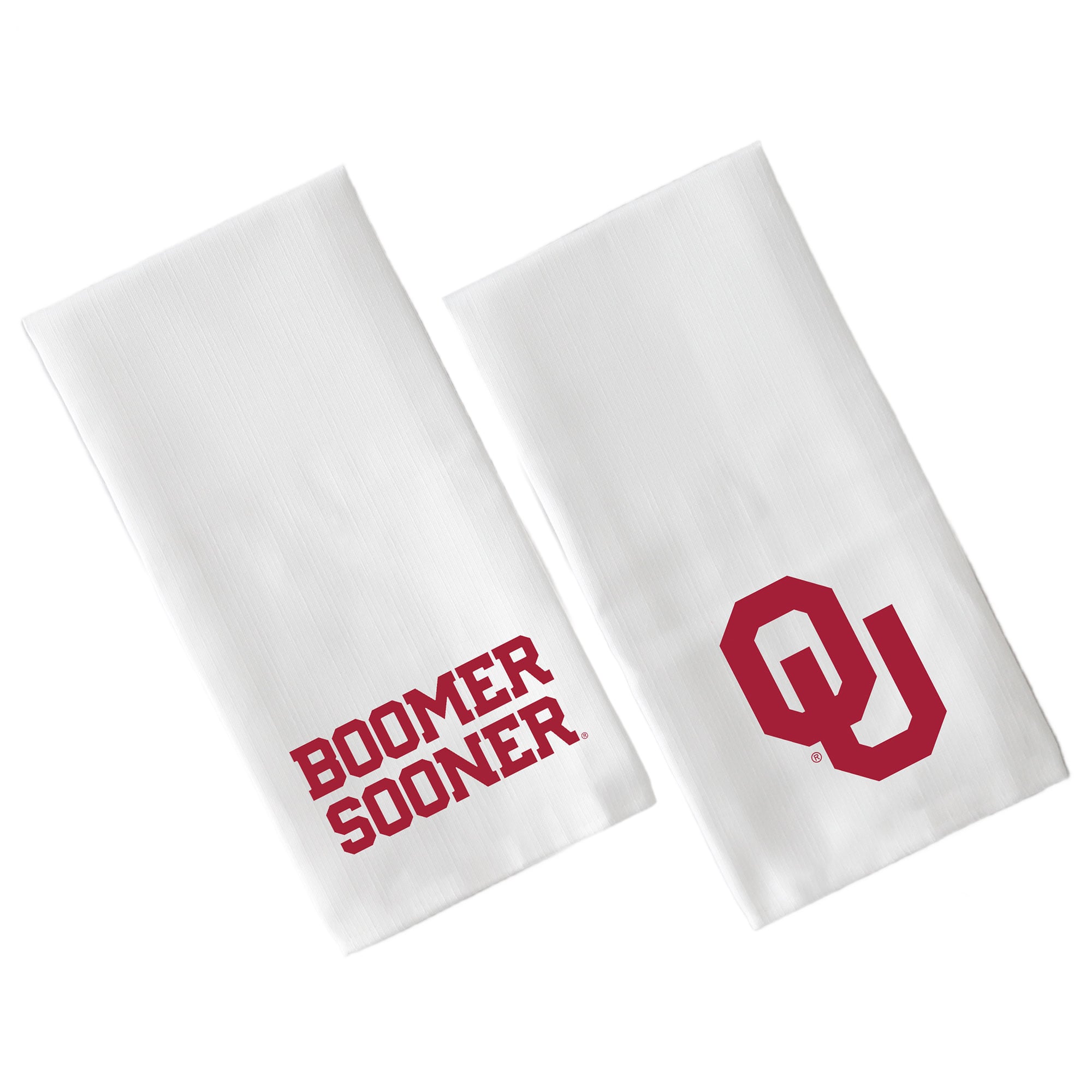 Little Birdie  Oklahoma Sooners Two-Pack Tea Towel Set