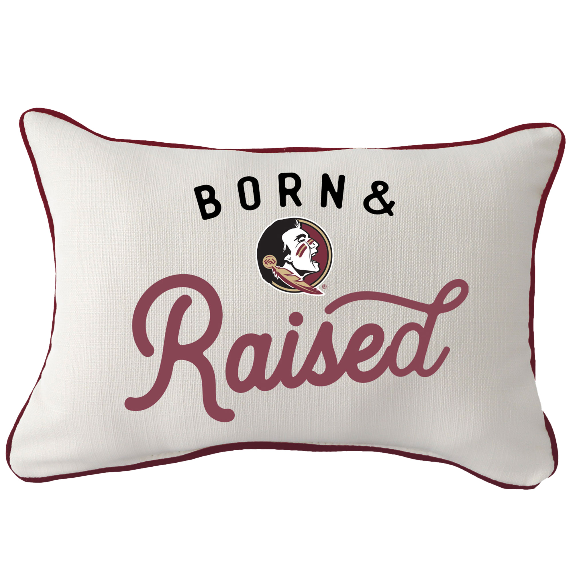 Florida State Seminoles  Rectangular Piped Pillow