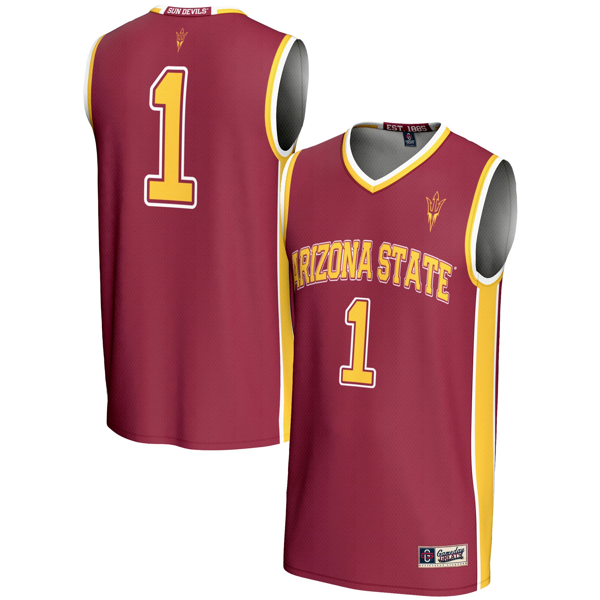 Unisex GameDay Greats #70 Maroon Arizona State Sun Devils Lightweight Basketball Jersey