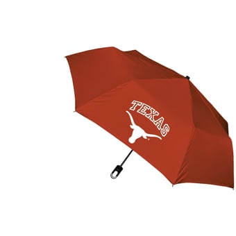 Texas Longhorns 42" Mini Compact Folding Umbrella