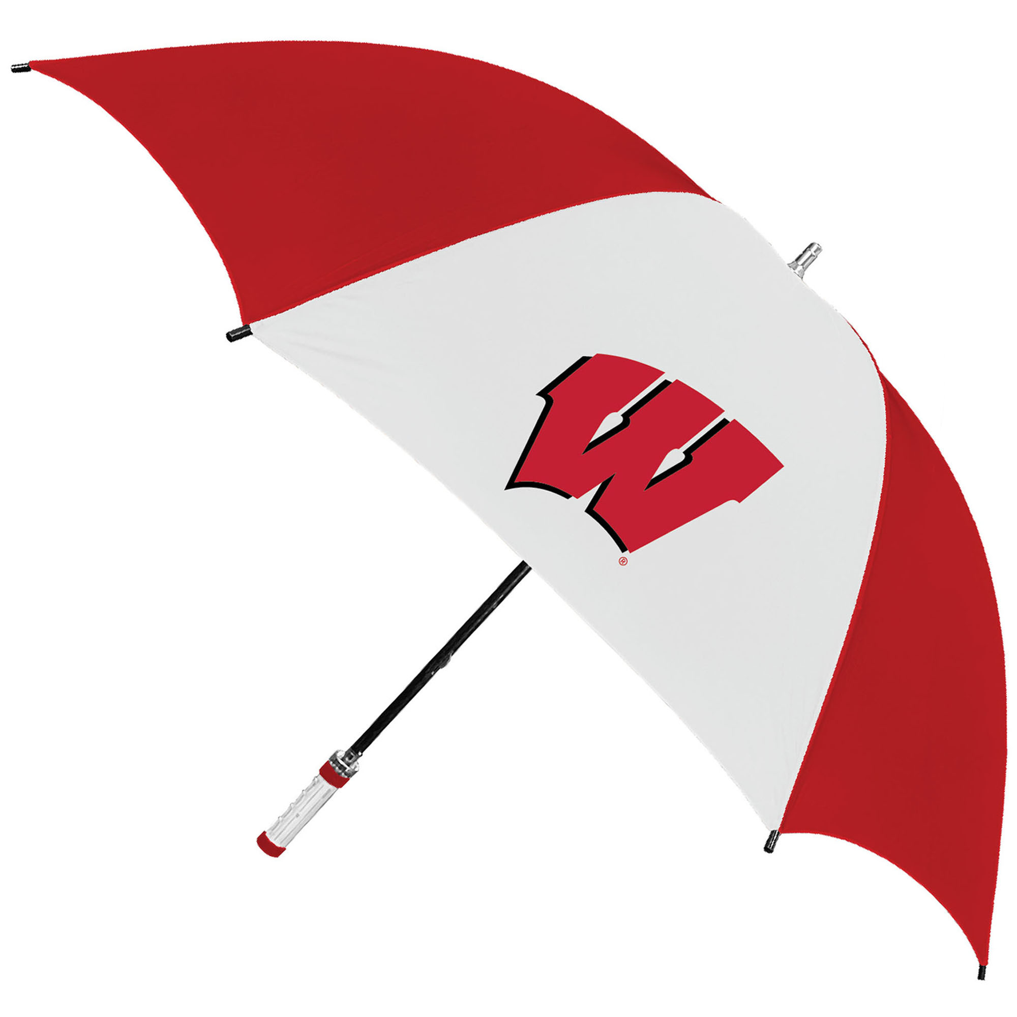 Wisconsin Badgers 62″ Birdie Sporty Golf Umbrella Wisconsin Badgers 62″ Birdie Sporty Golf Umbrella