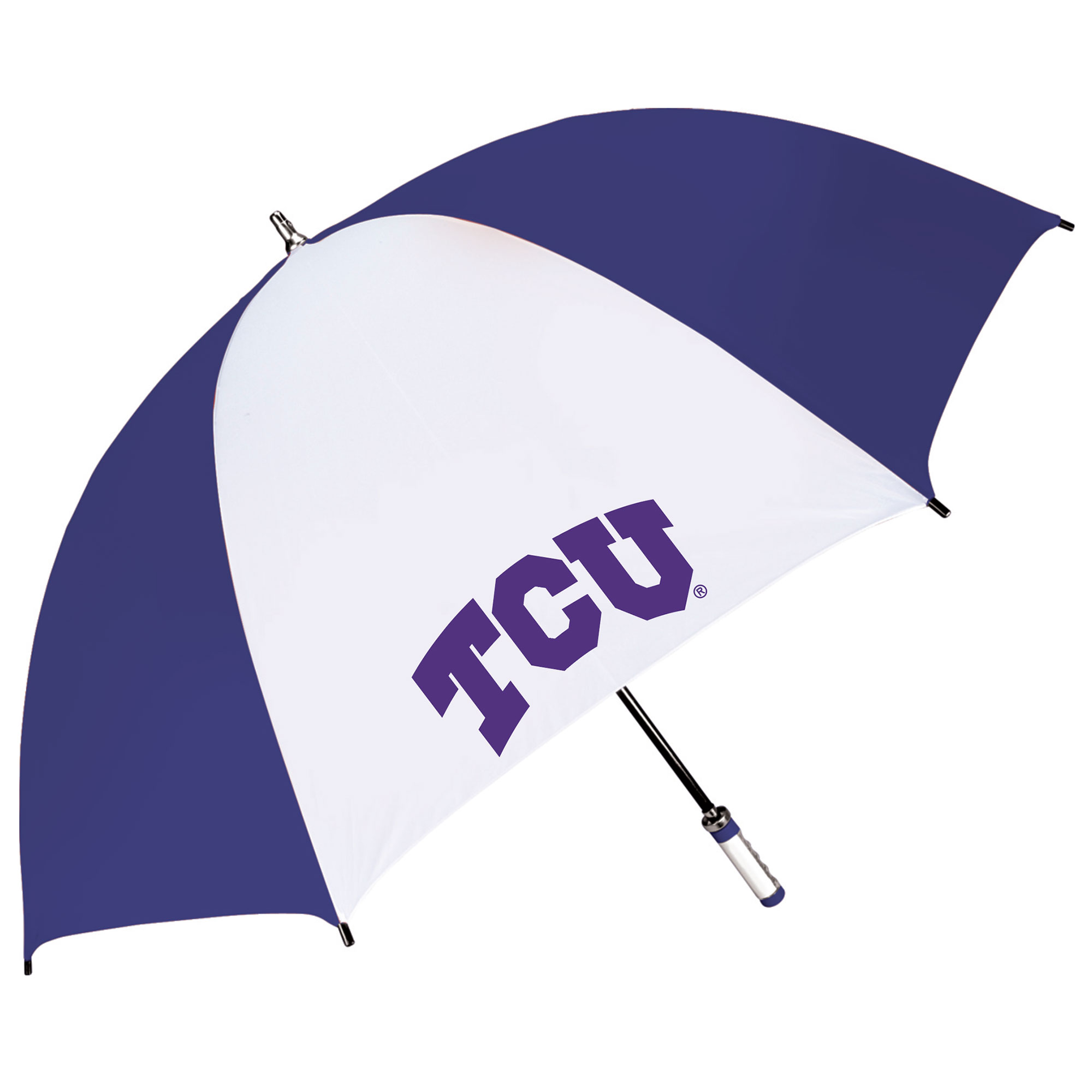 TCU Horned Frogs 62″ Birdie Sporty Golf Umbrella TCU Horned Frogs 62″ Birdie Sporty Golf Umbrella