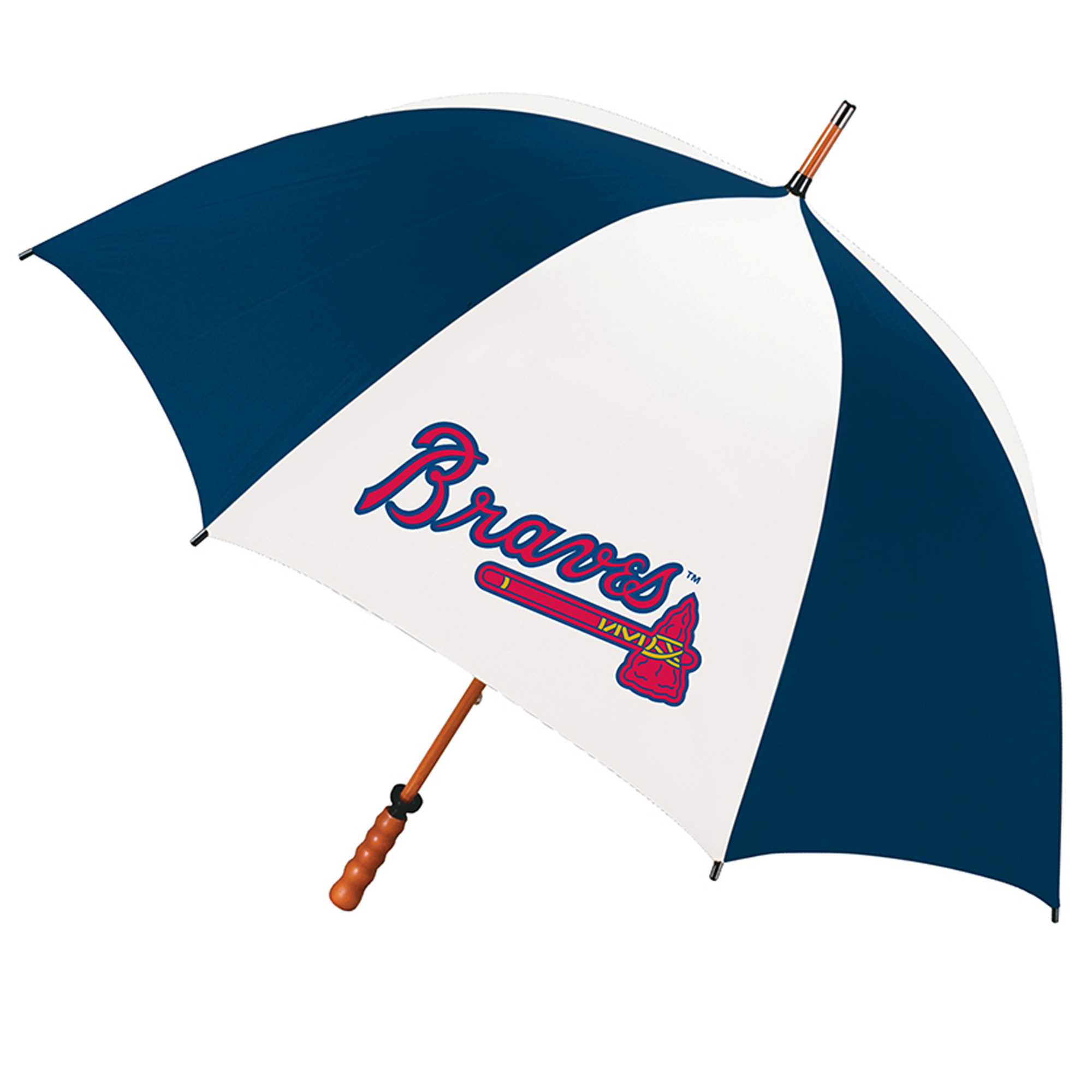 Atlanta Braves 62″ Eagle Sporty Wood Shaft Golf Umbrella Atlanta Braves 62″ Eagle Sporty Wood Shaft Golf Umbrella