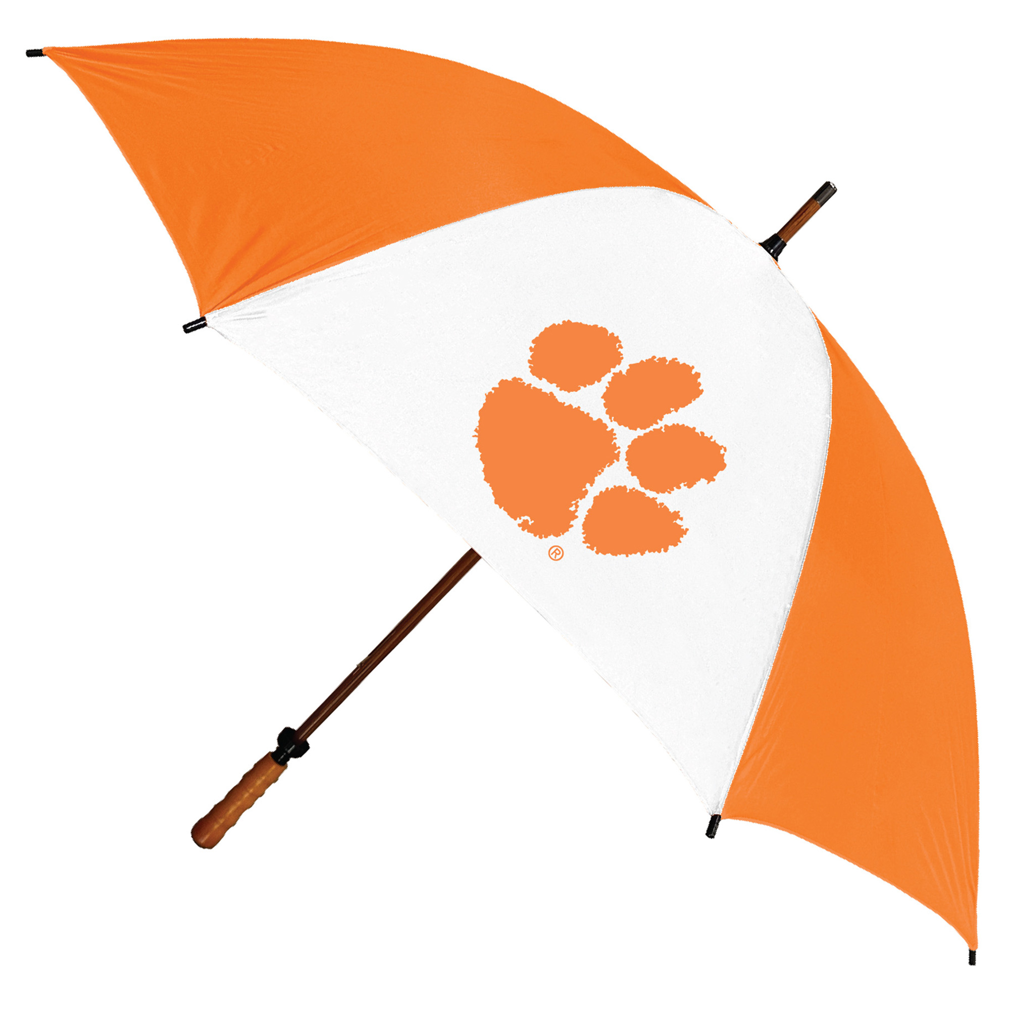Clemson Tigers 62″ Eagle Sporty Wood Shaft Golf Umbrella Clemson Tigers 62″ Eagle Sporty Wood Shaft Golf Umbrella