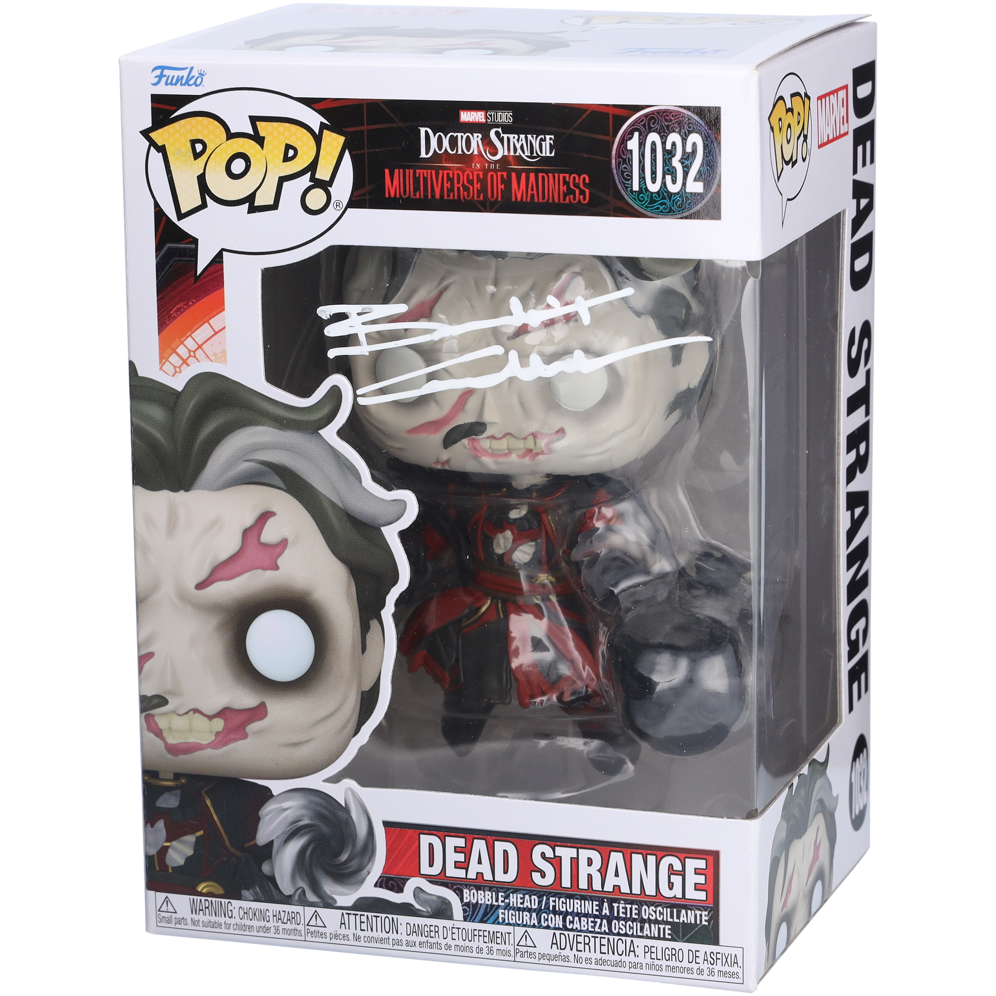 Benedict Cumberbatch Doctor Strange in the Multiverse of Madness Autographed Dead Strange #1032 Funko Pop!
