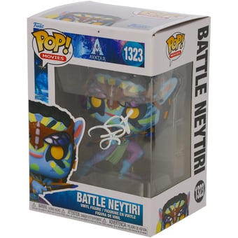 Zoe Saldana Avatar Autographed Battle Neytiri #1323 Funko Pop!