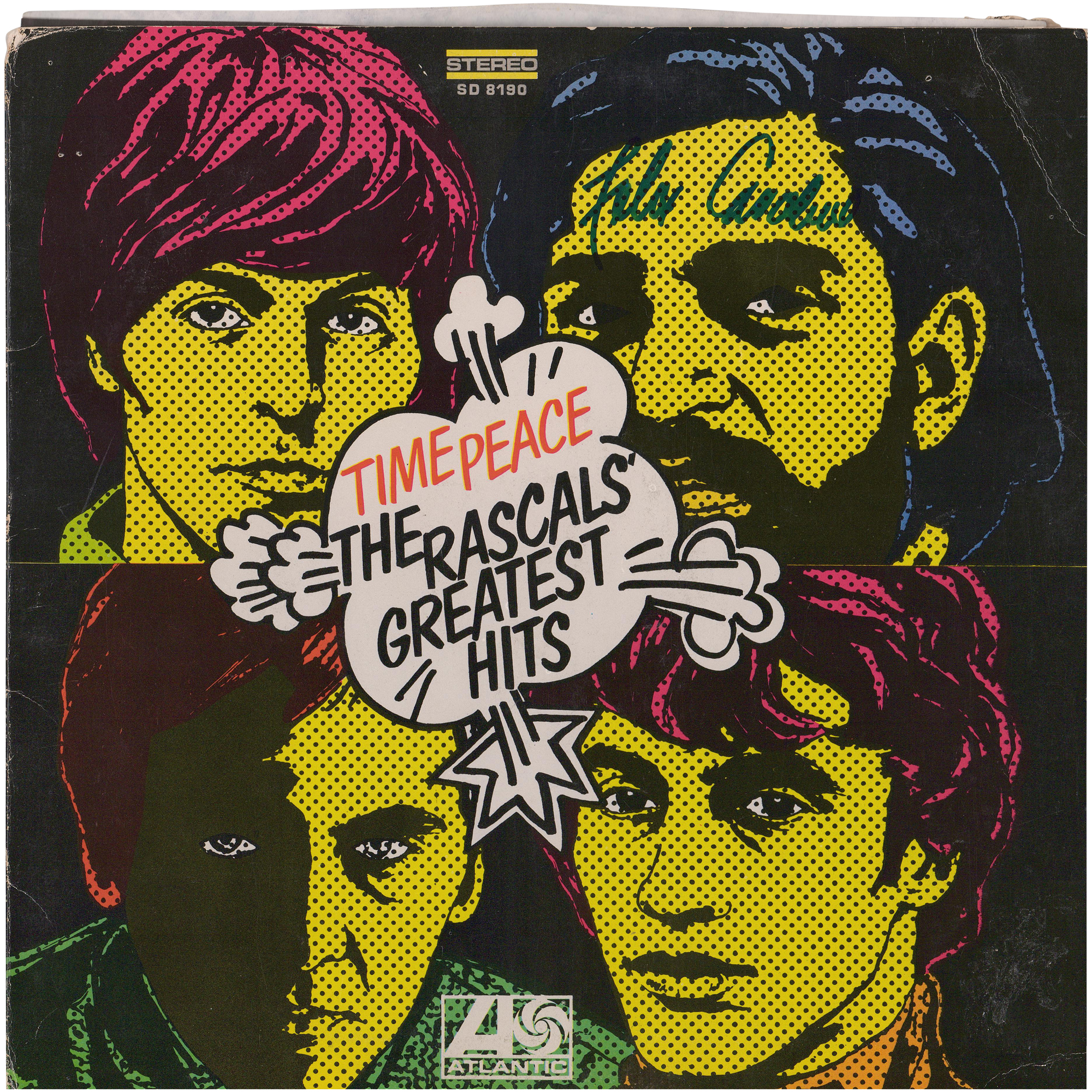 Felix Cavaliere Autographed The Rascals Time Piece Album – BAS Felix Cavaliere Autographed The Rascals Time Piece Album – BAS
