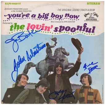 The Lovin' Spoonful Autographed You're a Big Boy Now Soundtrack with 4 Signatures - BAS