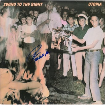Todd Rundgren Autographed Utopia Swing To The Right Album - JSA