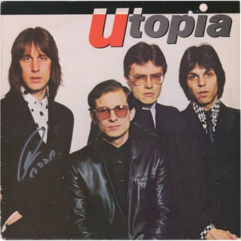 Todd Rundgren Autographed Utopia Album - JSA