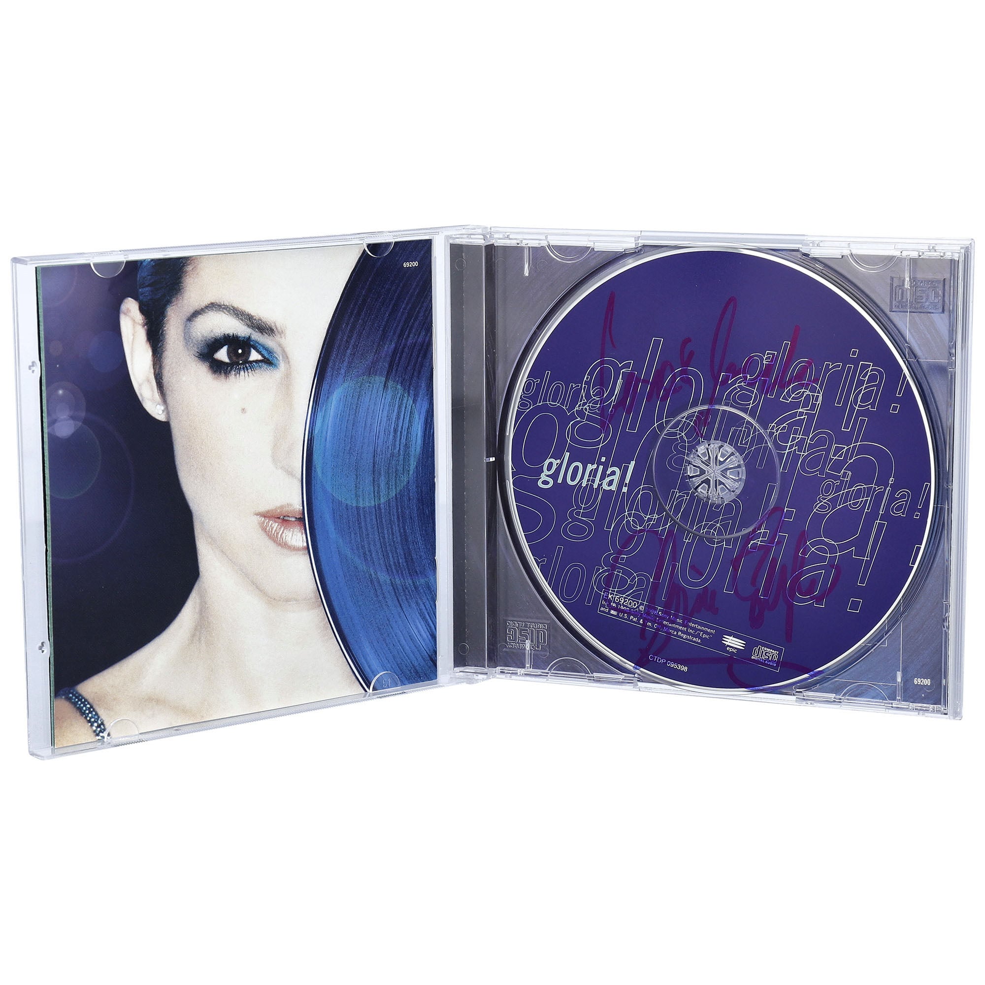 Gloria Estefan Autographed Gloria! CD - BAS