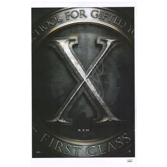 James McAvoy Autographed 12" x 18" X-Men: First Class Movie Poster - JSA