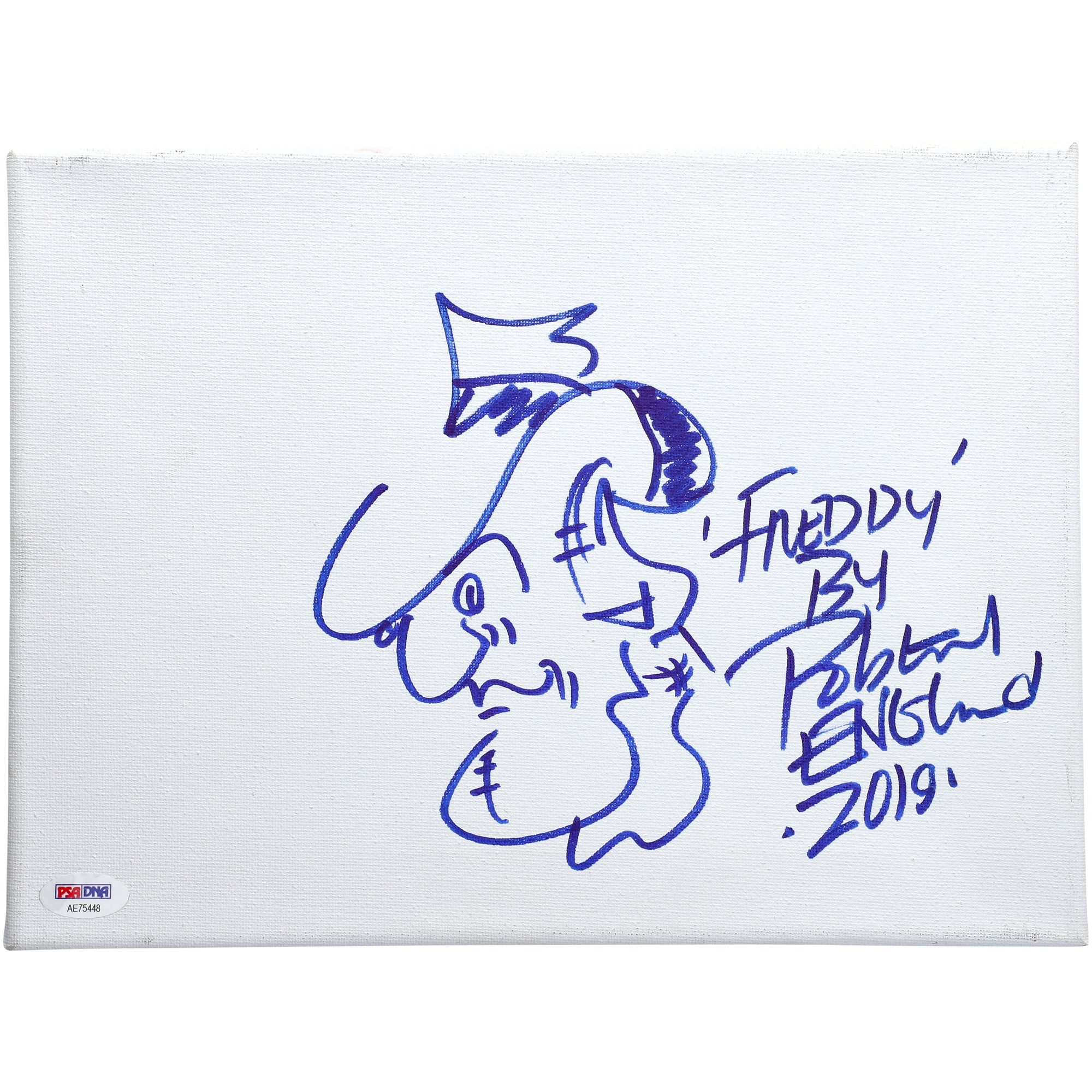 Robert Englund Autographed Nightmare on Elm Street 8" x 10" Canvas with "Freddy" Inscription - PSA