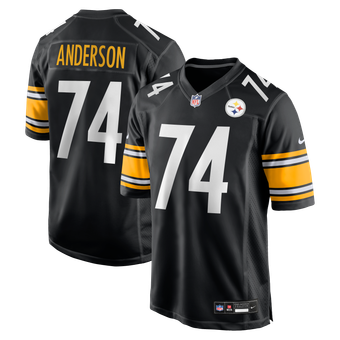 Men's Nike Spencer Anderson  Black Pittsburgh Steelers  Game Jersey