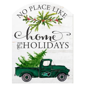 Nichols College Bison 16'' x 22'' Holiday Marquee Sign