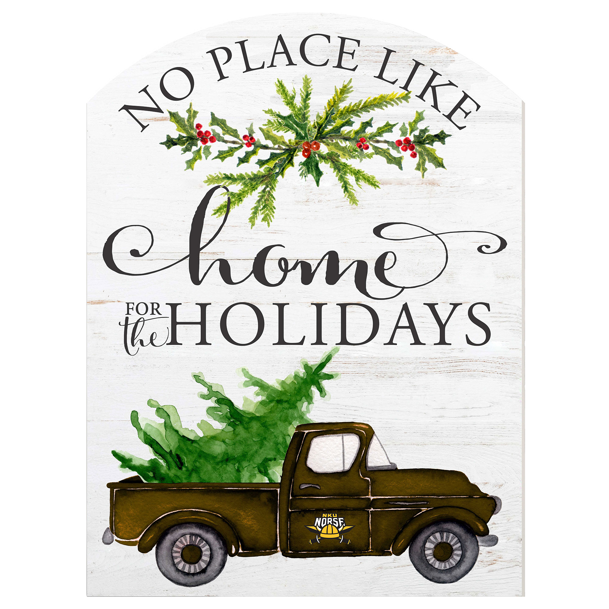 Northern Kentucky University Norse 16'' x 22'' Holiday Marquee Sign