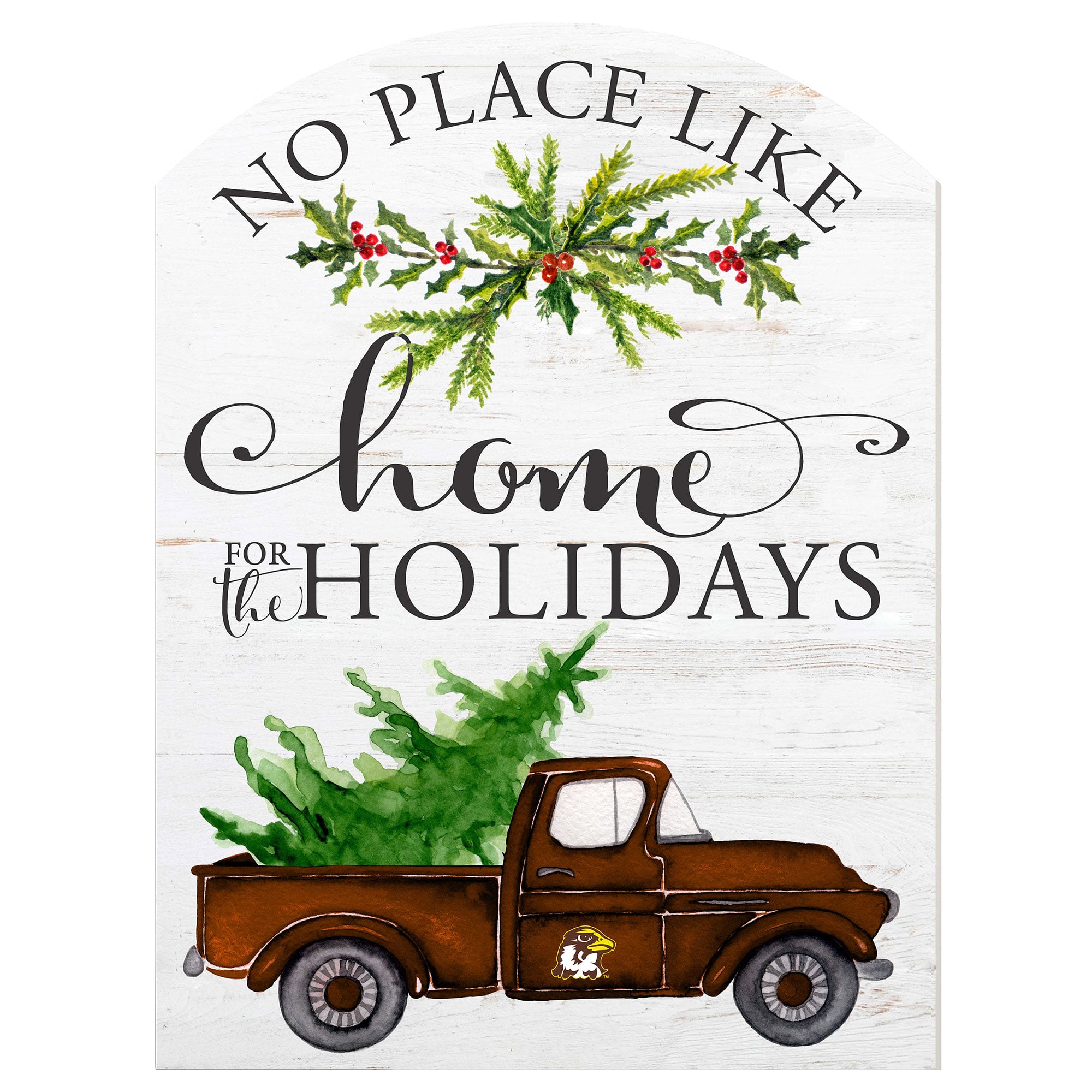 Quincy Hawks 16'' x 22'' Holiday Marquee Sign