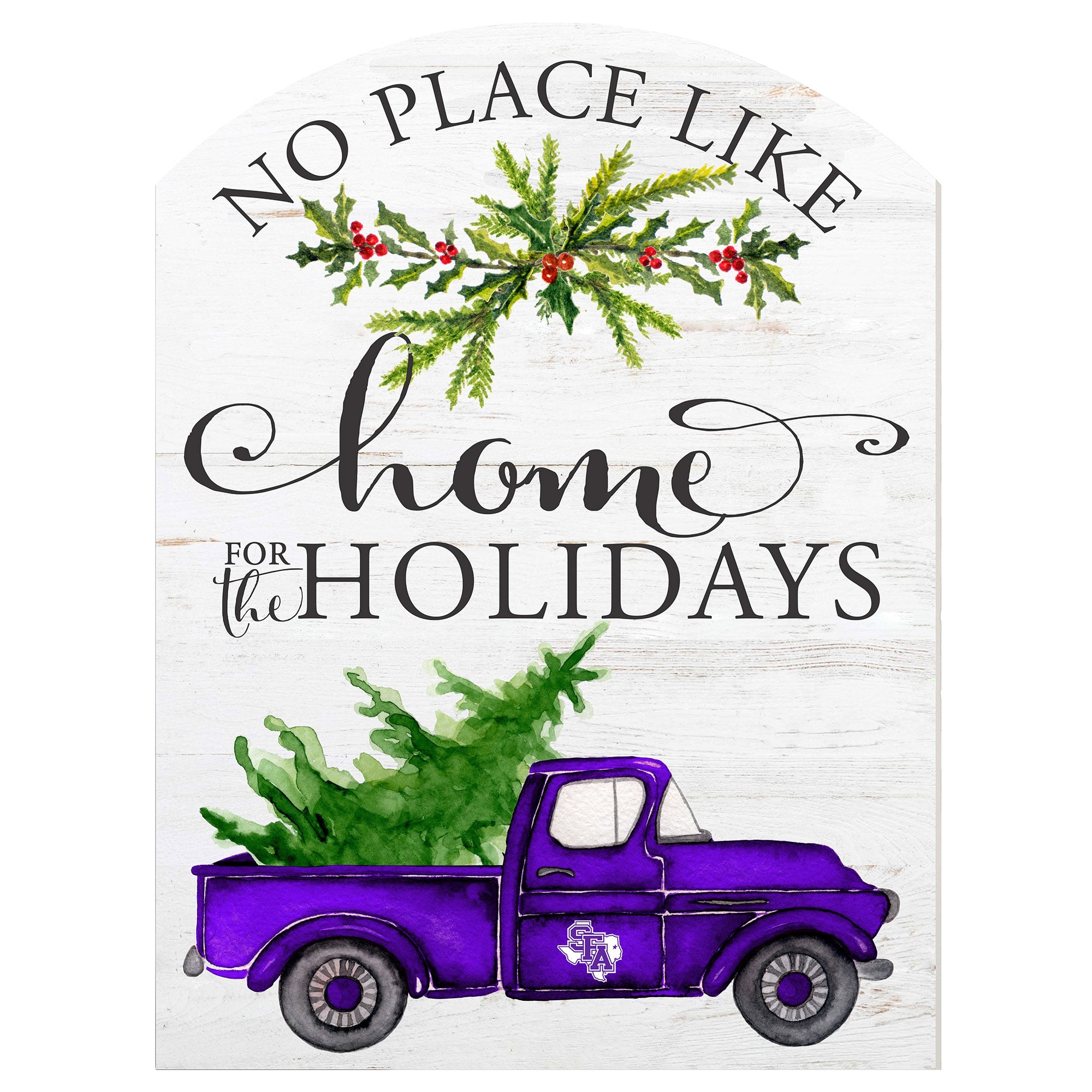 Stephen F Austin Lumberjacks 16'' x 22'' Holiday Marquee Sign