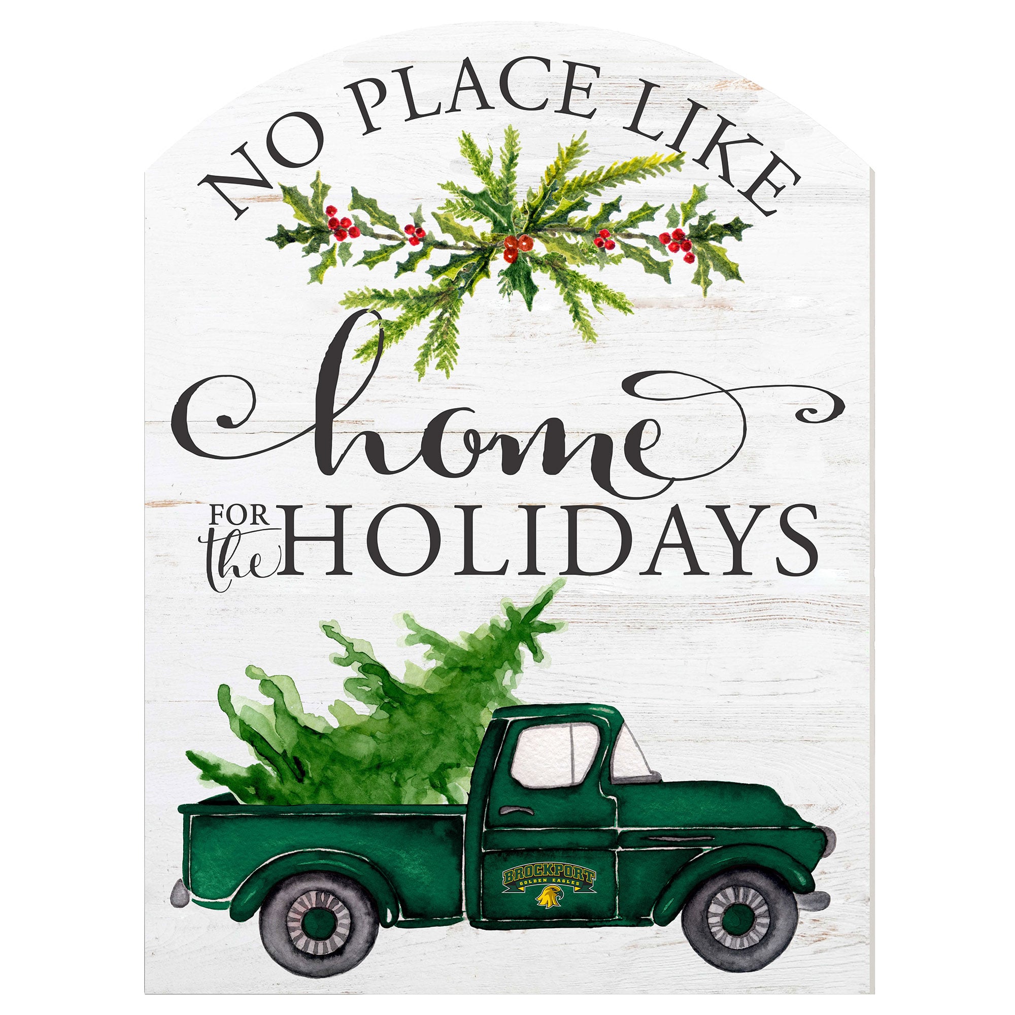 SUNY Brockport Golden Eagles 16'' x 22'' Holiday Marquee Sign
