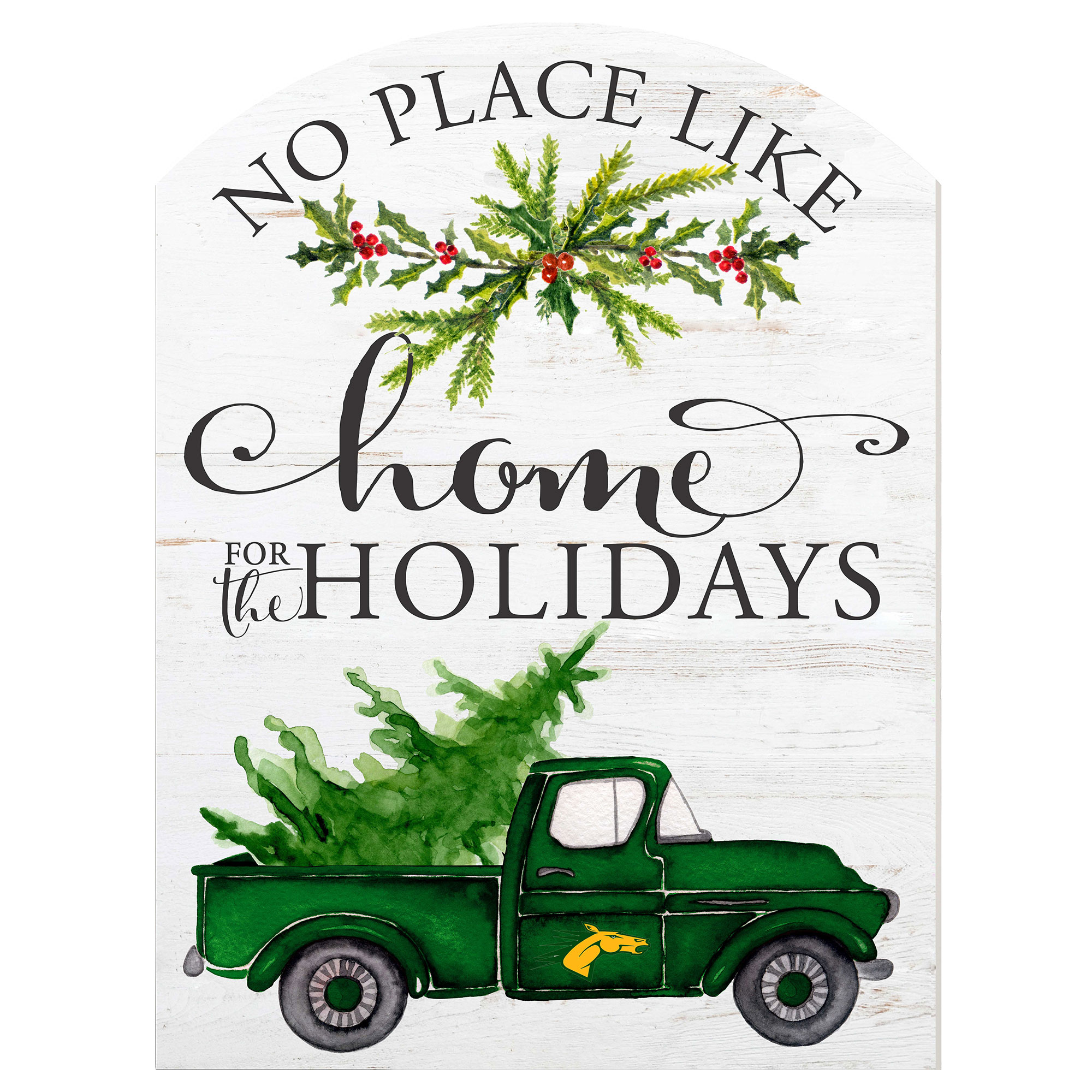 SUNY Delhi Broncos 16'' x 22'' Holiday Marquee Sign