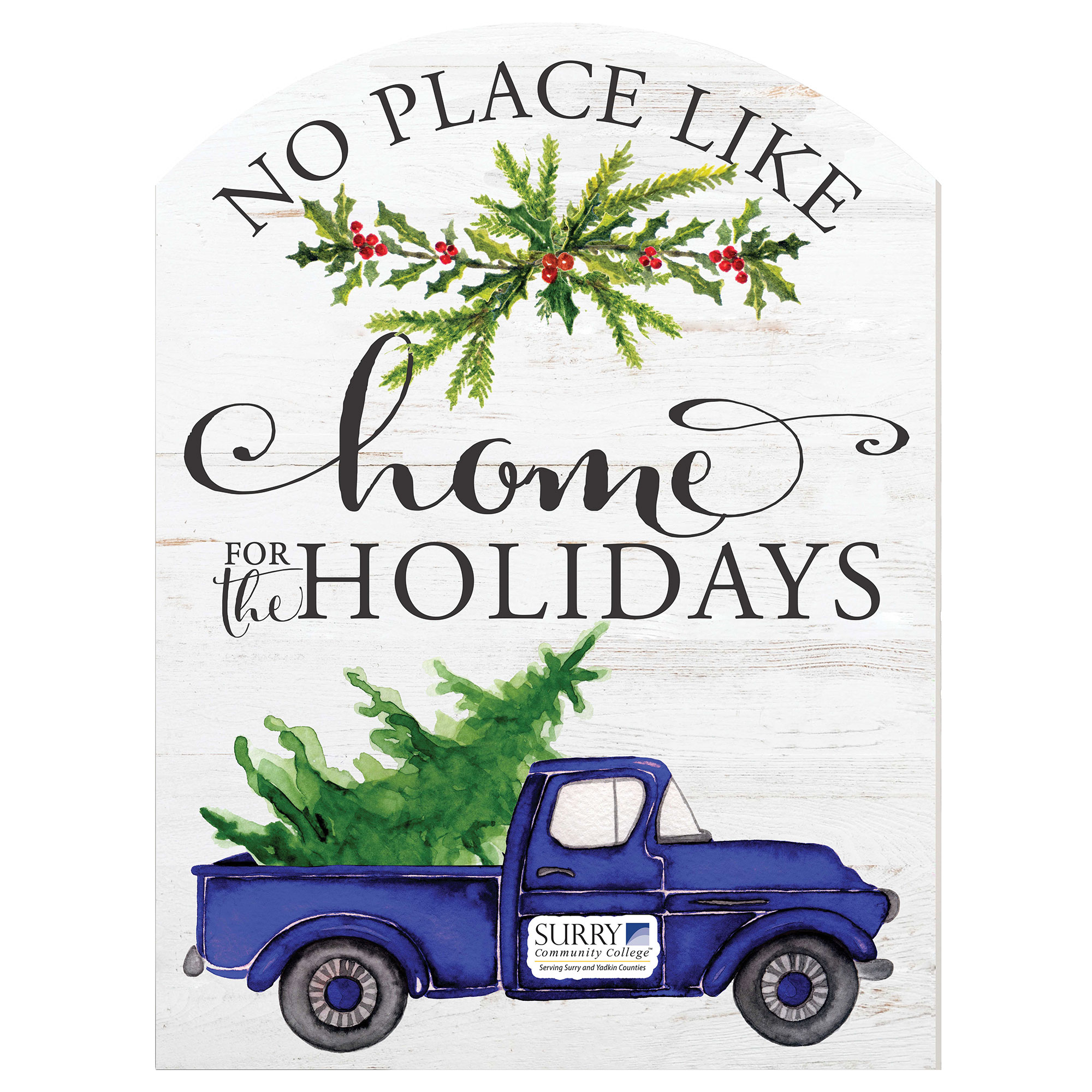 Surry Community College 16'' x 22'' Holiday Marquee Sign