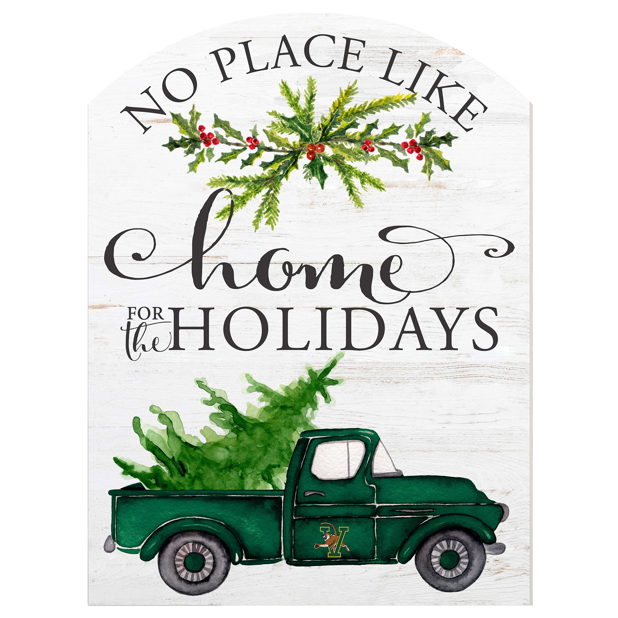 Vermont Catamounts 16'' x 22'' Holiday Marquee Sign