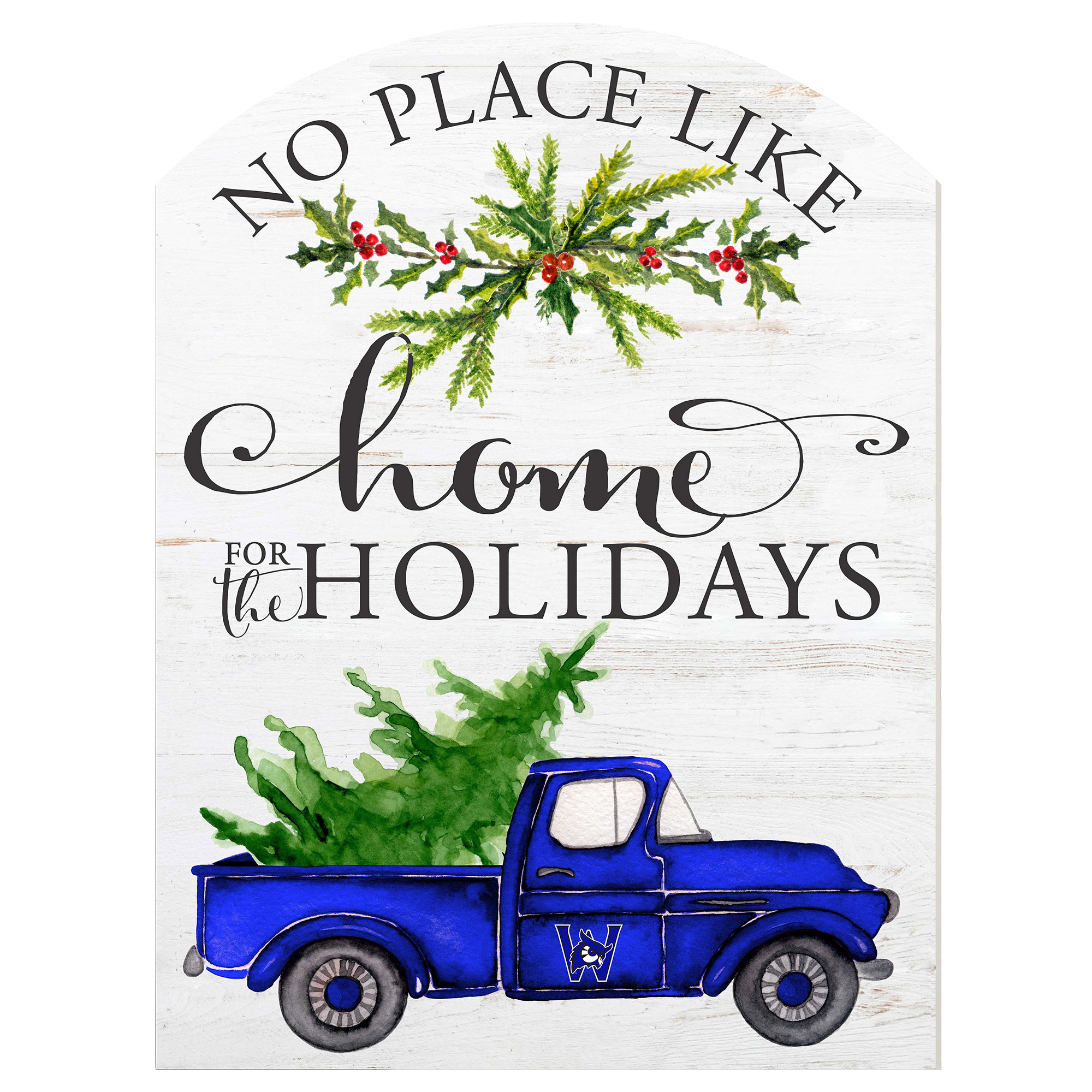 Westfield State Owls 16'' x 22'' Holiday Marquee Sign