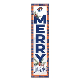 Clayton State Lakers 12'' x 48'' Outdoor Merry Christmas Leaner