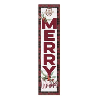 Charleston Cougars 12'' x 48'' Outdoor Merry Christmas Leaner