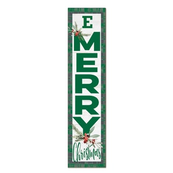 Eastern Michigan Eagles 12'' x 48'' Outdoor Merry Christmas Leaner