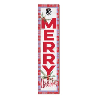D'youville Saints 12'' x 48'' Outdoor Merry Christmas Leaner