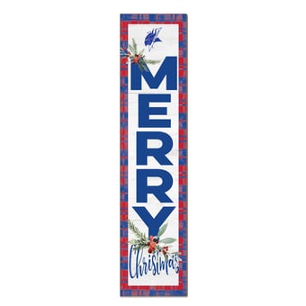 Elizabeth City State University Vikings 12'' x 48'' Outdoor Merry Christmas Leaner