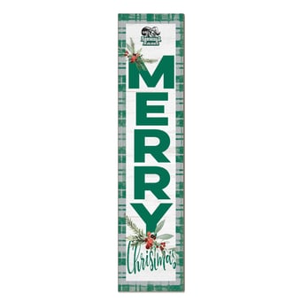 SUNY Farmingdale State Rams 12'' x 48'' Outdoor Merry Christmas Leaner